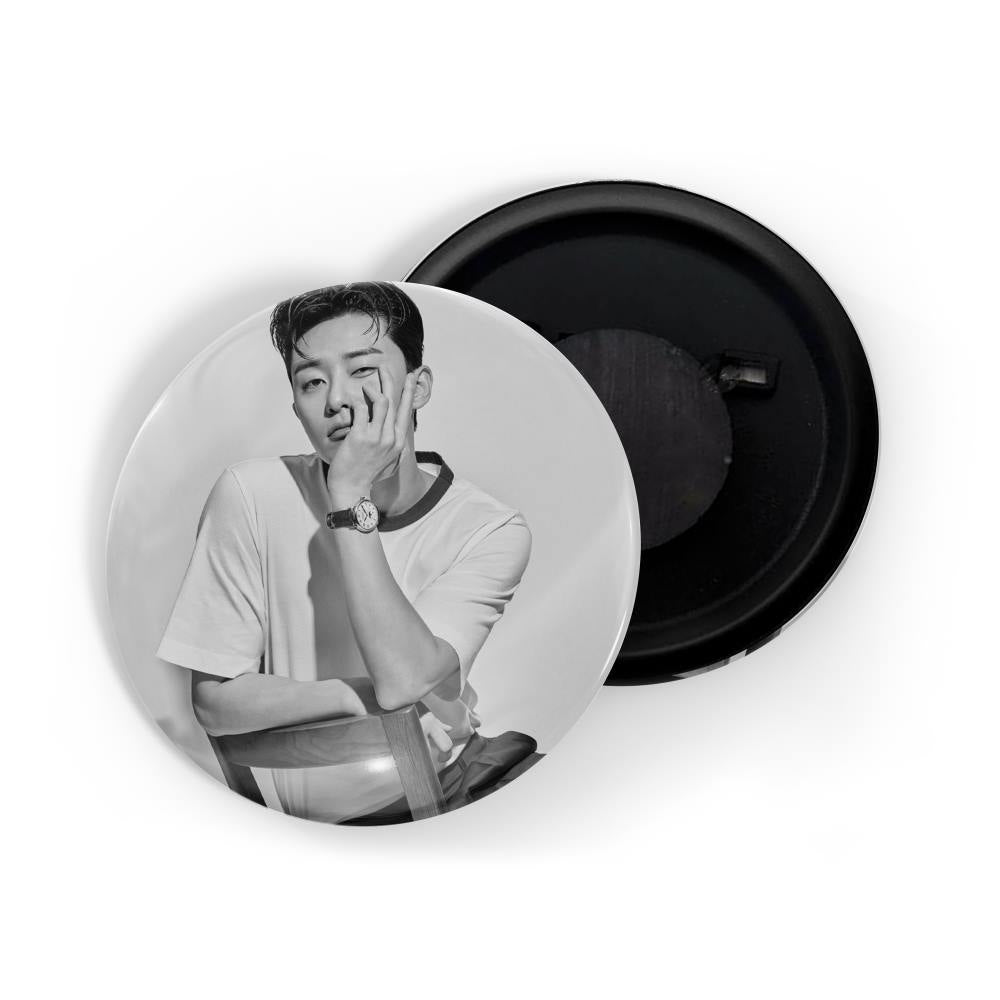 dhcrafts Fridge Magnet K-Drama Korean Actor Multicolour Park Seo-joon D6 Glossy Finish Design Pack of 1